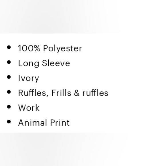 Animal print button up - Picture 4 of 4